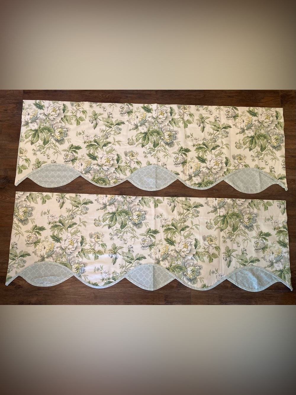 Waverly Scalloped Layered Valance Window Treatment